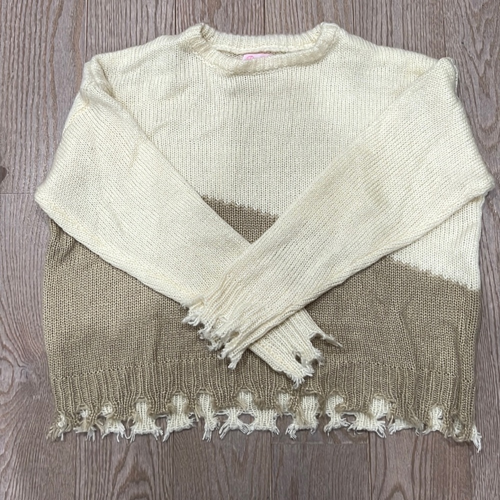 Pink Lily Color block sweater